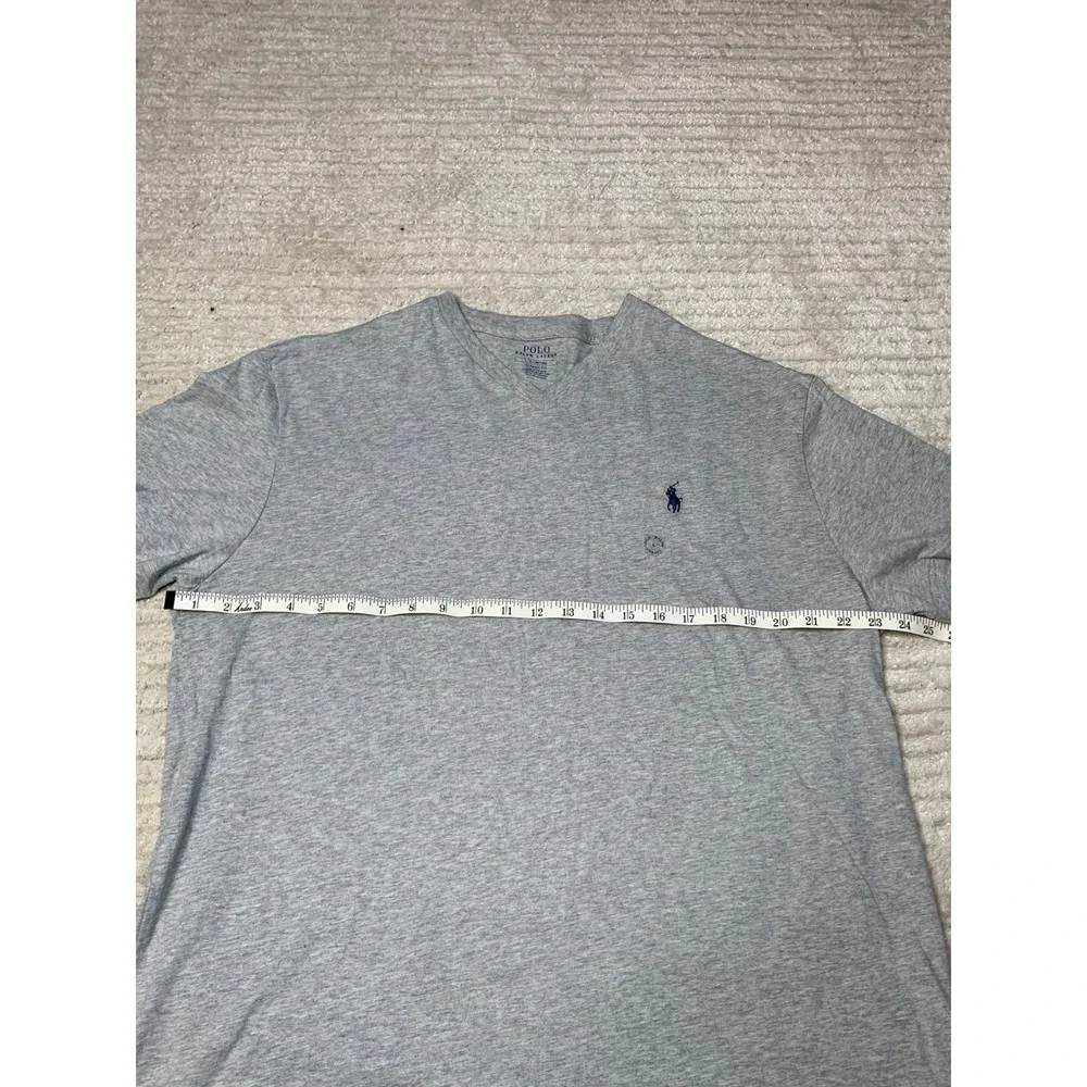 Polo Ralph Lauren Mens Classic Fit Soft T-Shirt Size L Heathered Grey NEW